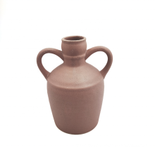 Vase en céramique à double anse Finition sable